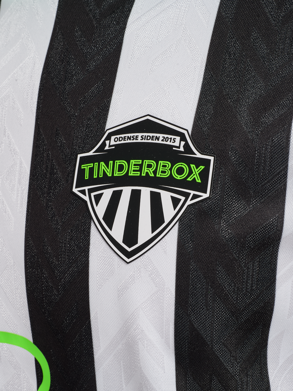 TINDERBOX 25 FOOTBALL JERSEY L/S, BLACK/WHITE, packshot