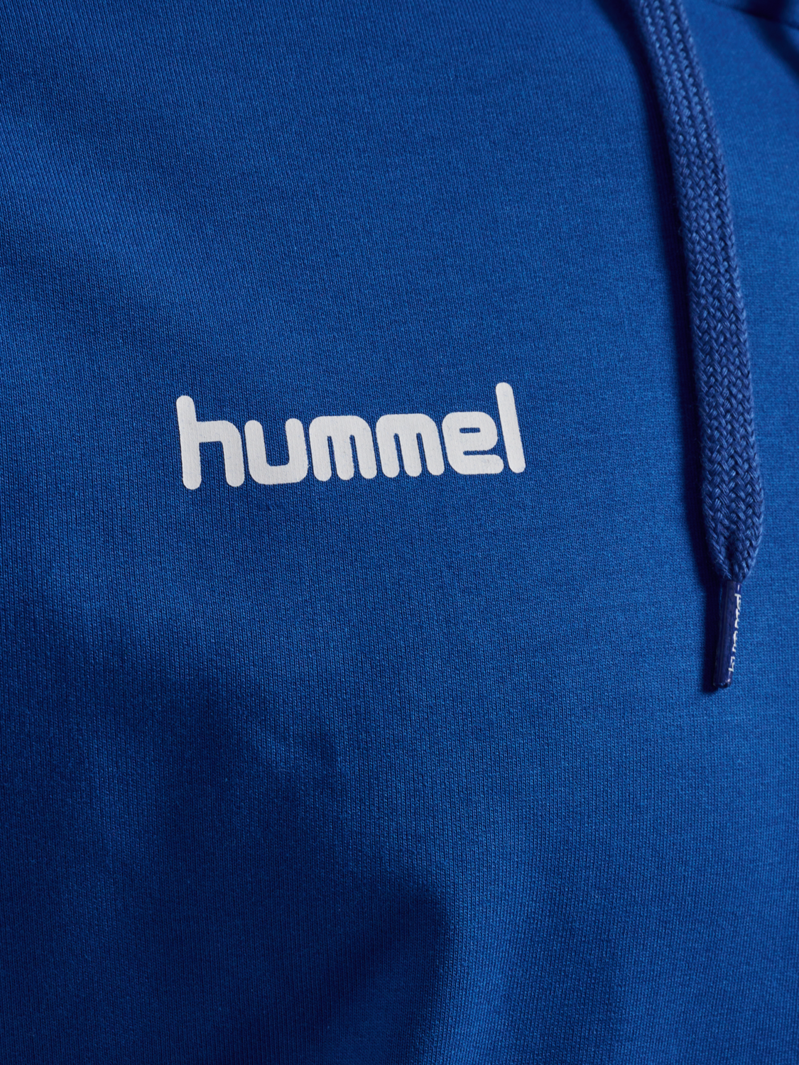 HMLGO COTTON HOODIE, TRUE BLUE, packshot