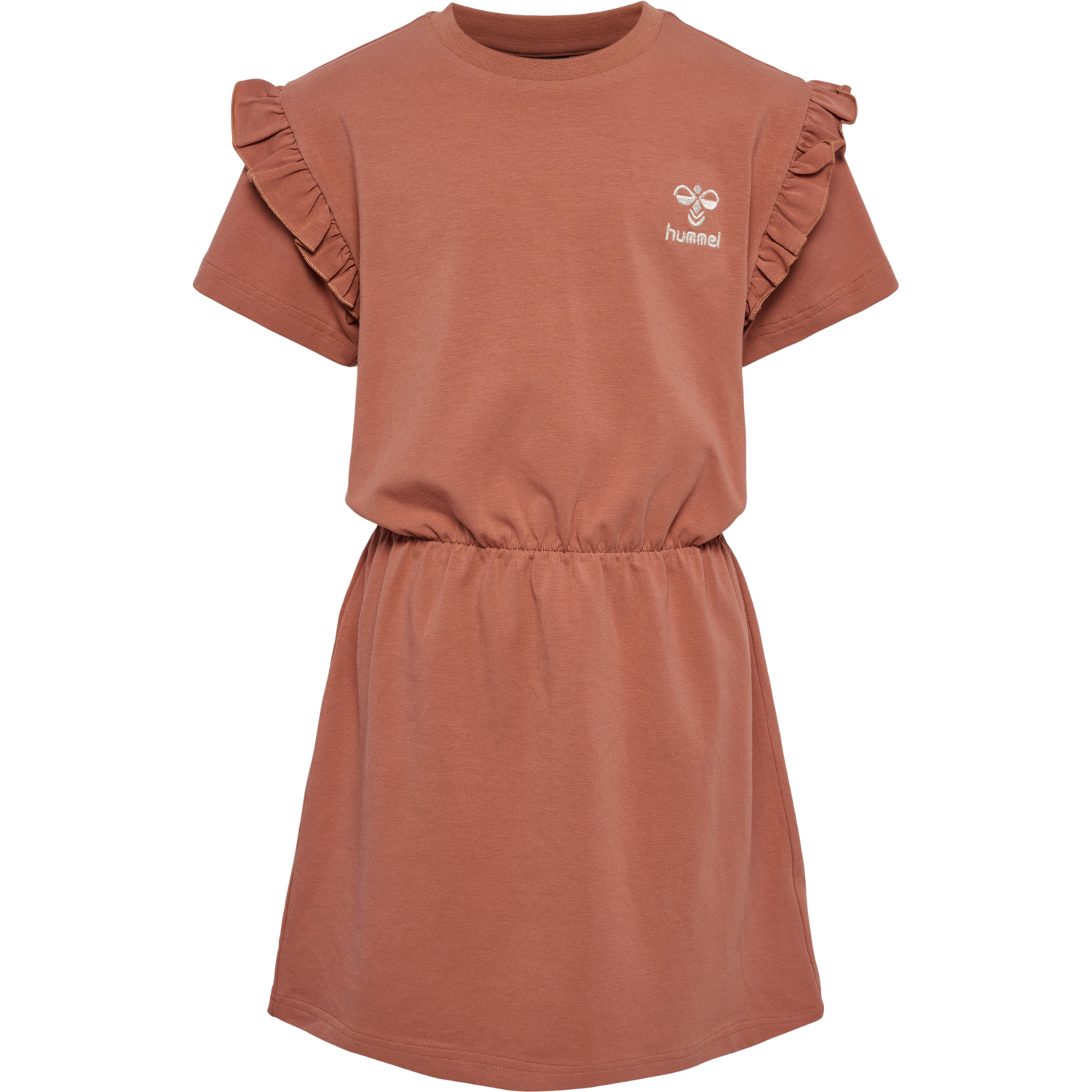 hmlJUMPY DRESS S/S, COPPER BROWN, packshot