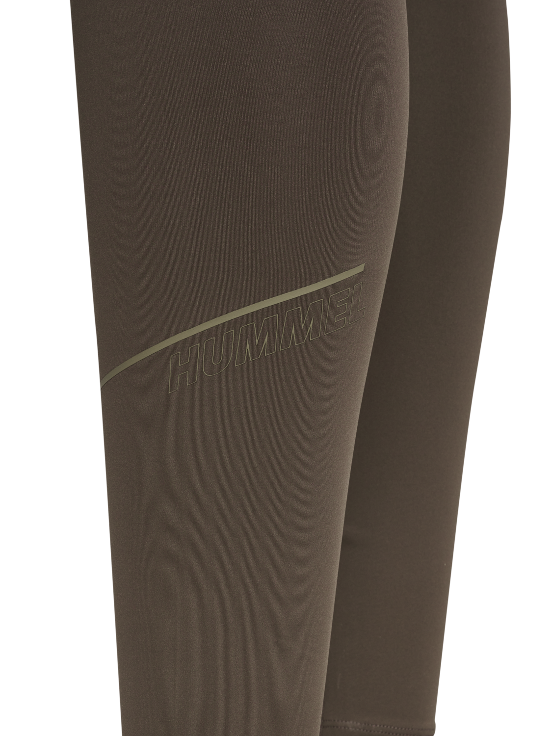 hmlCOURT MID WAIST POCKET TIGHTS W, TURKISH COFFEE, packshot