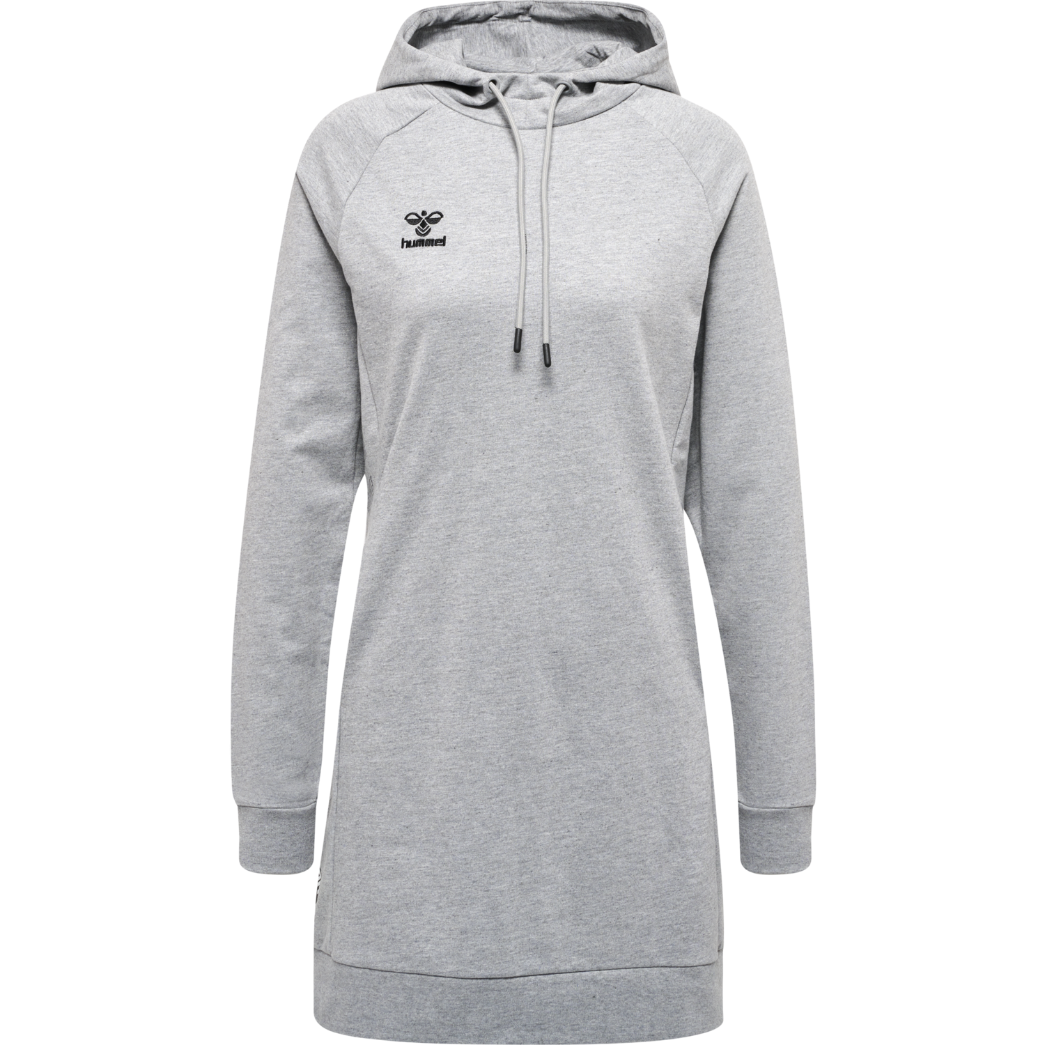 hmlMOVE GRID COTTON SWEATDRESS, GREY MELANGE, packshot