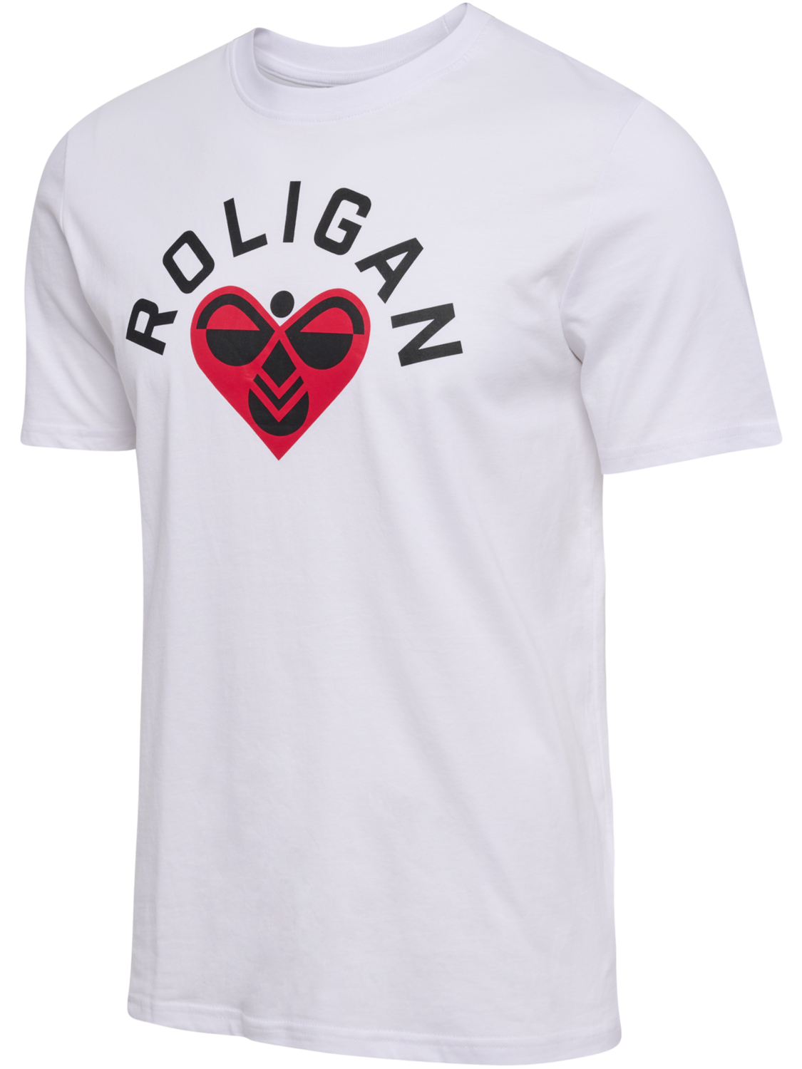 hmlROLIGAN COTTON T-SHIRT, WHITE, packshot