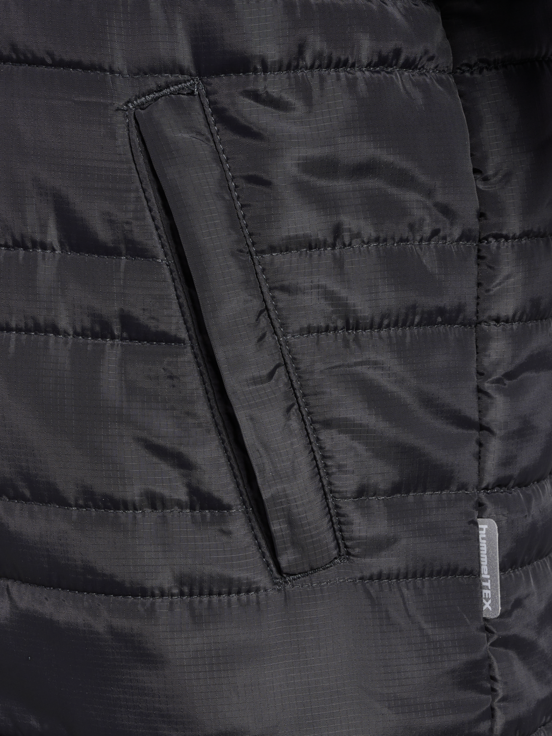 hmlBILBO TEX JACKET, FORGED IRON, packshot