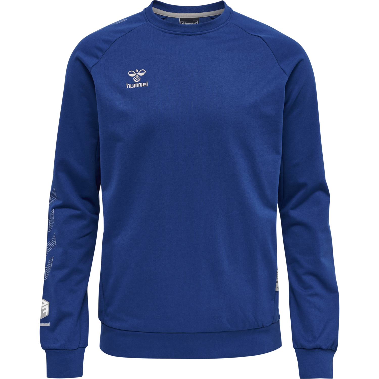 hmlMOVE GRID COTTON SWEATSHIRT, SODALITE BLUE, packshot