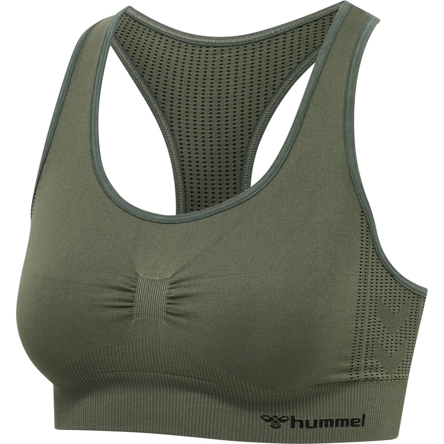 hmlMT SHAPING SEAMLESS SPORTS TOP, THYME, packshot