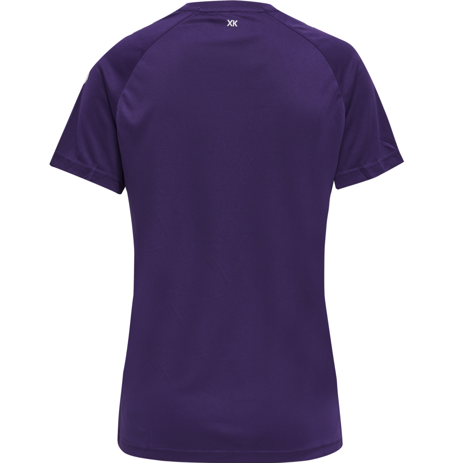 hmlCORE XK CORE POLY TEE  S/S WOMAN, ACAI/WHITE, packshot