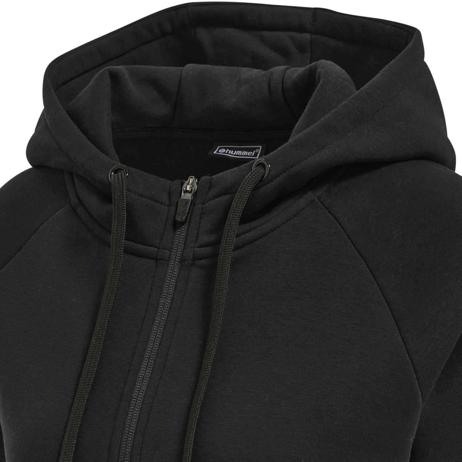 hmlRED CLASSIC ZIP HOODIE WOMAN, BLACK, packshot