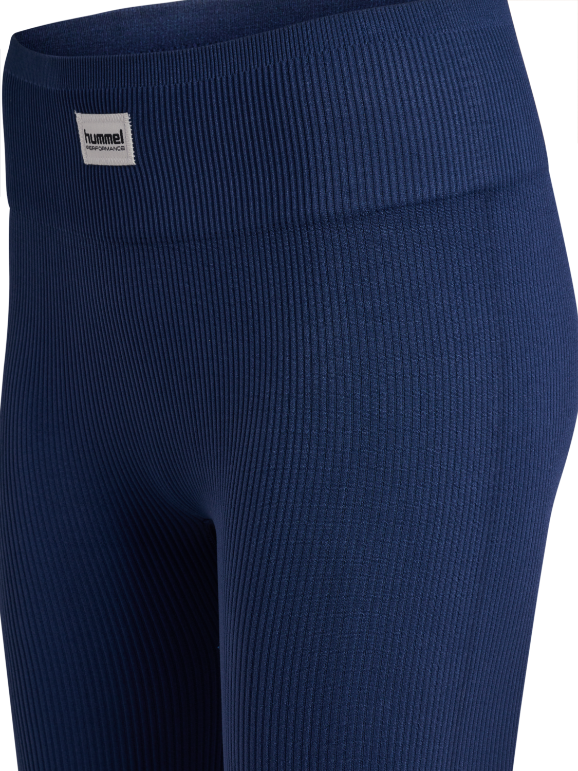 hmlPULSE SEAMLESS RIB MW TIGHTS, DRESS BLUES, packshot