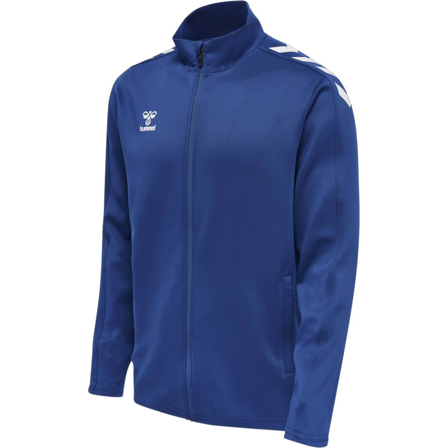hmlCORE XK POLY ZIP SWEAT, TRUE BLUE, packshot