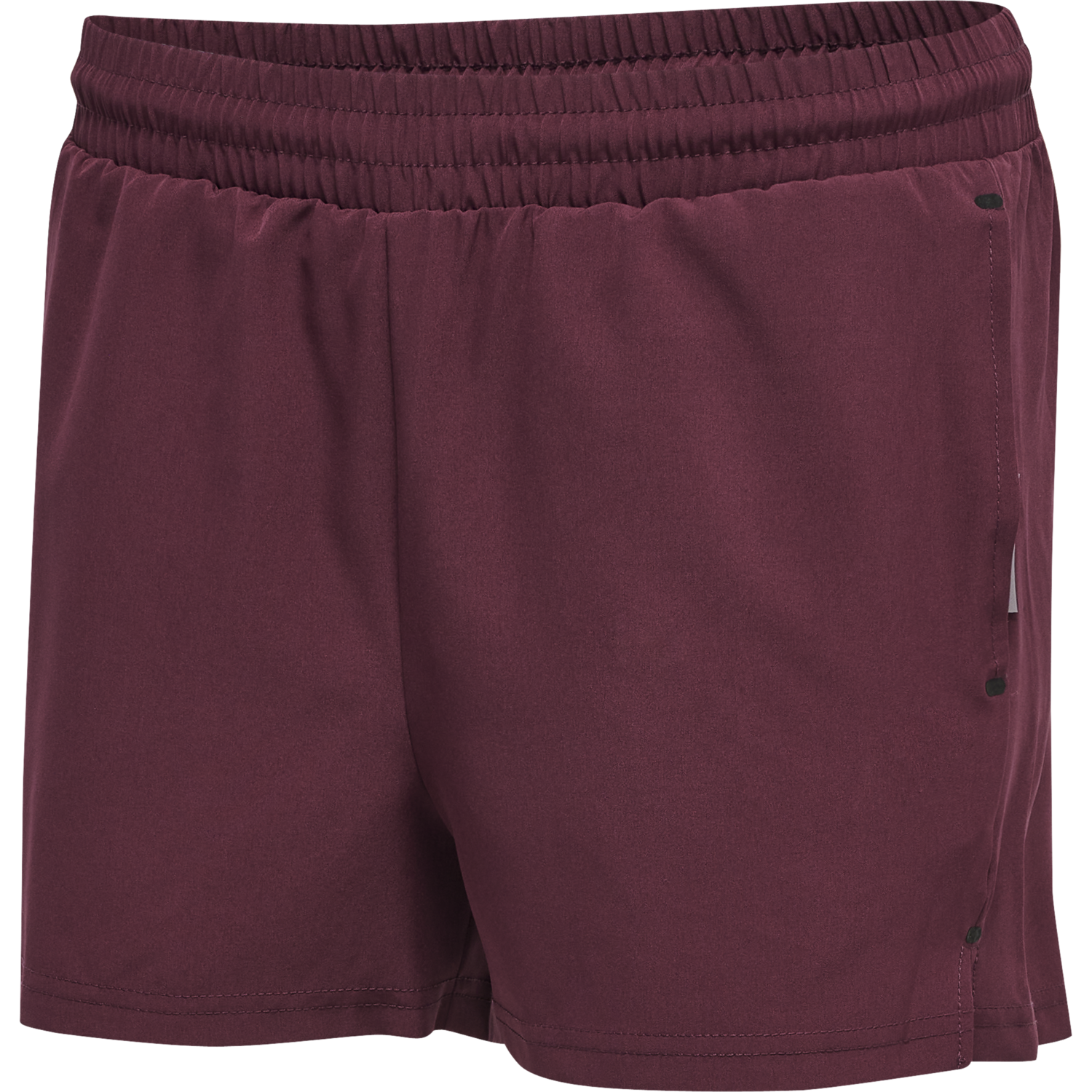 hmlMOVE GRID WOVEN SHORTS WOMAN, GRAPE WINE, packshot