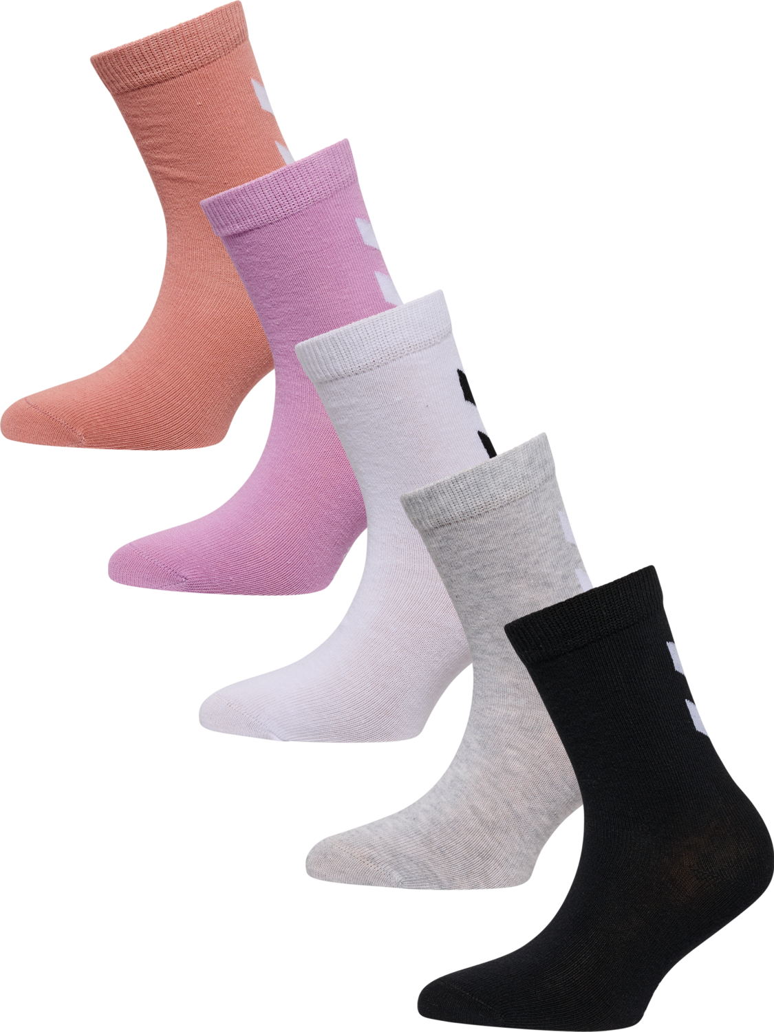 hmlMAKE MY DAY SOCK 5-PACK, ROSE DAWN, packshot