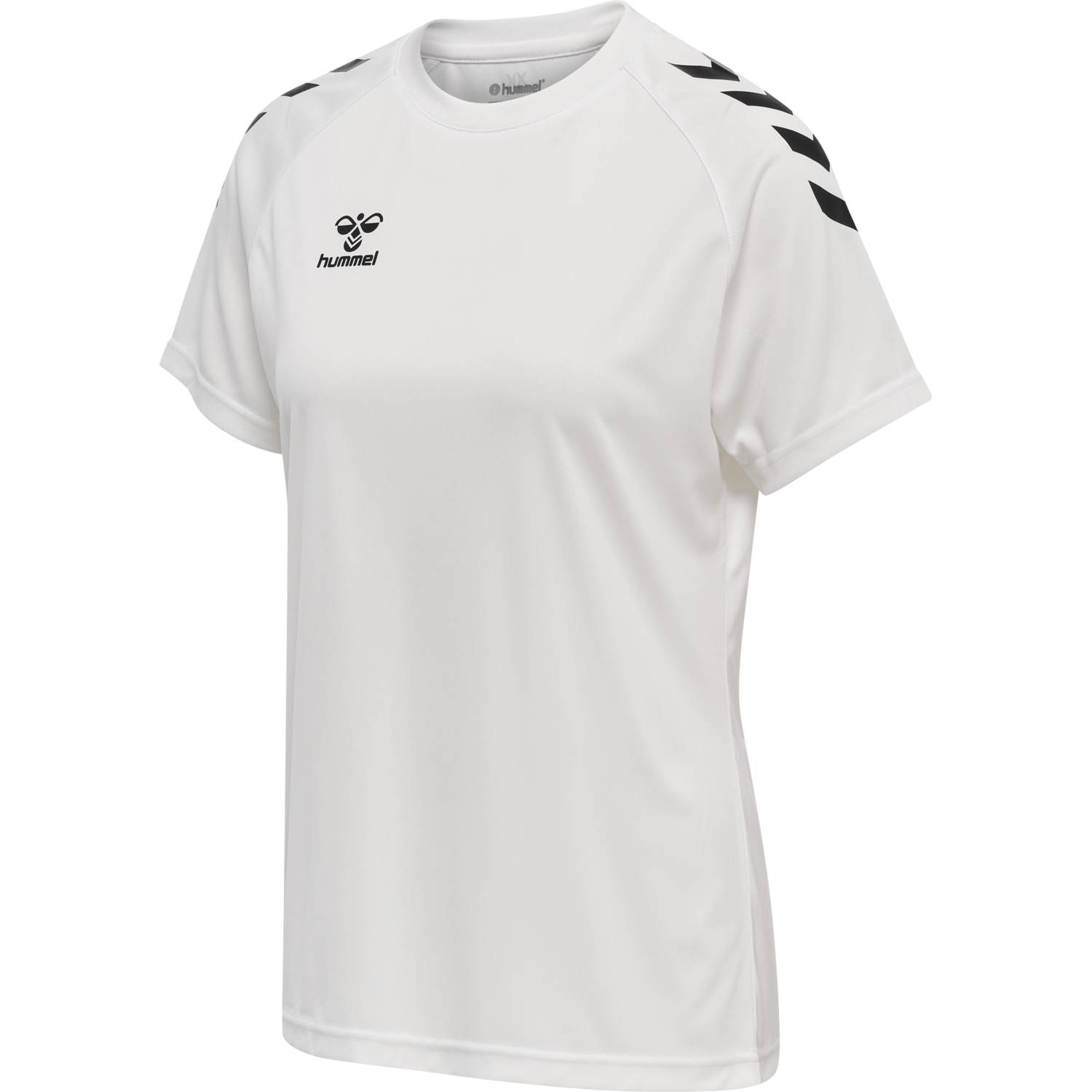 hmlCORE XK CORE POLY TEE  S/S WOMAN, WHITE, packshot
