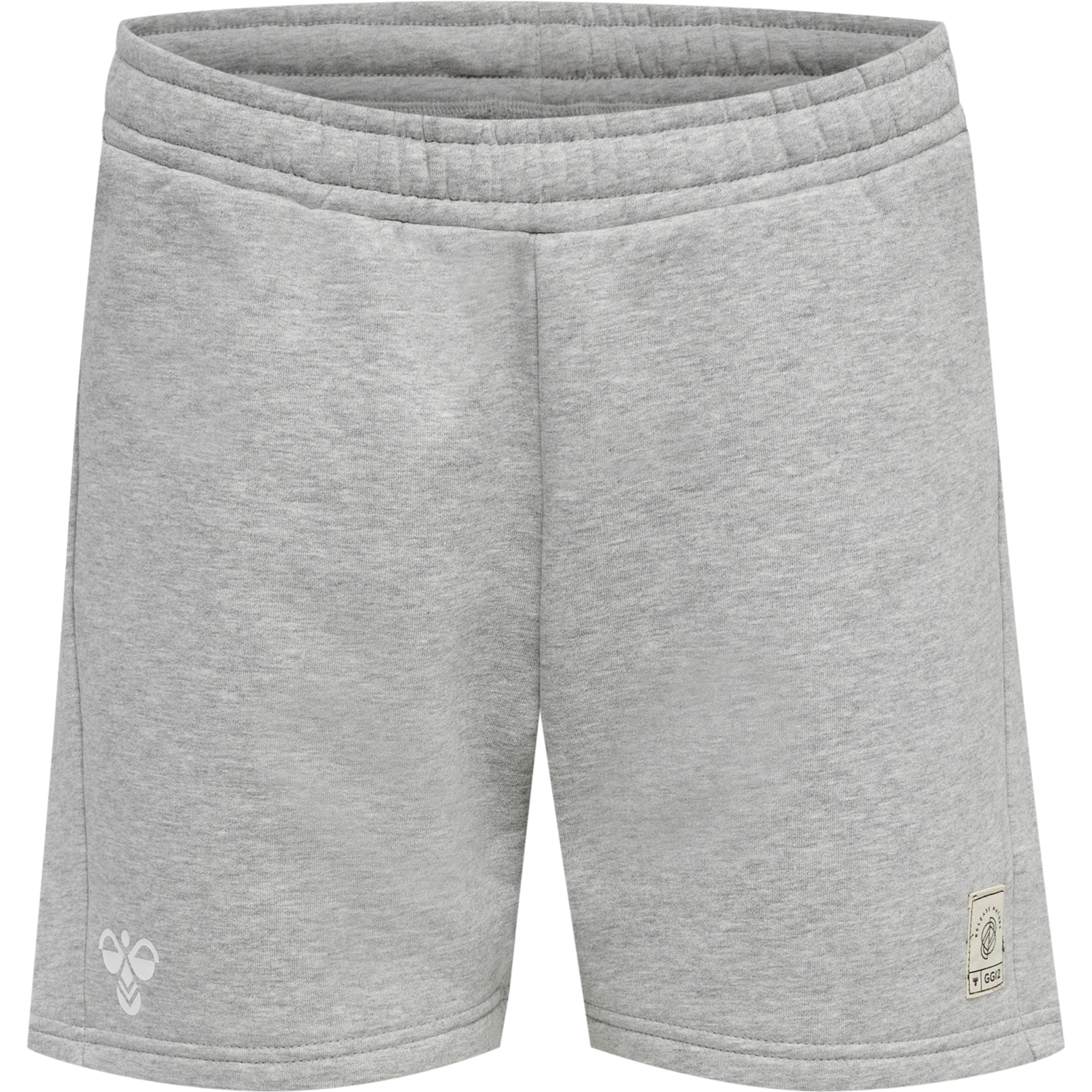 hmlGG12 SWEAT SHORTS WOMAN, GREY MELANGE, packshot