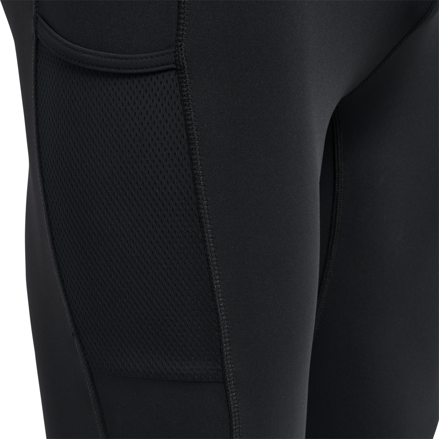 MEN CORE KNEE TIGHTS, BLACK, packshot