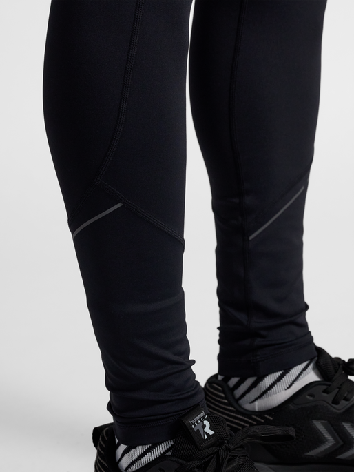 nwlRACE POCKET TIGHTS, BLACK, model