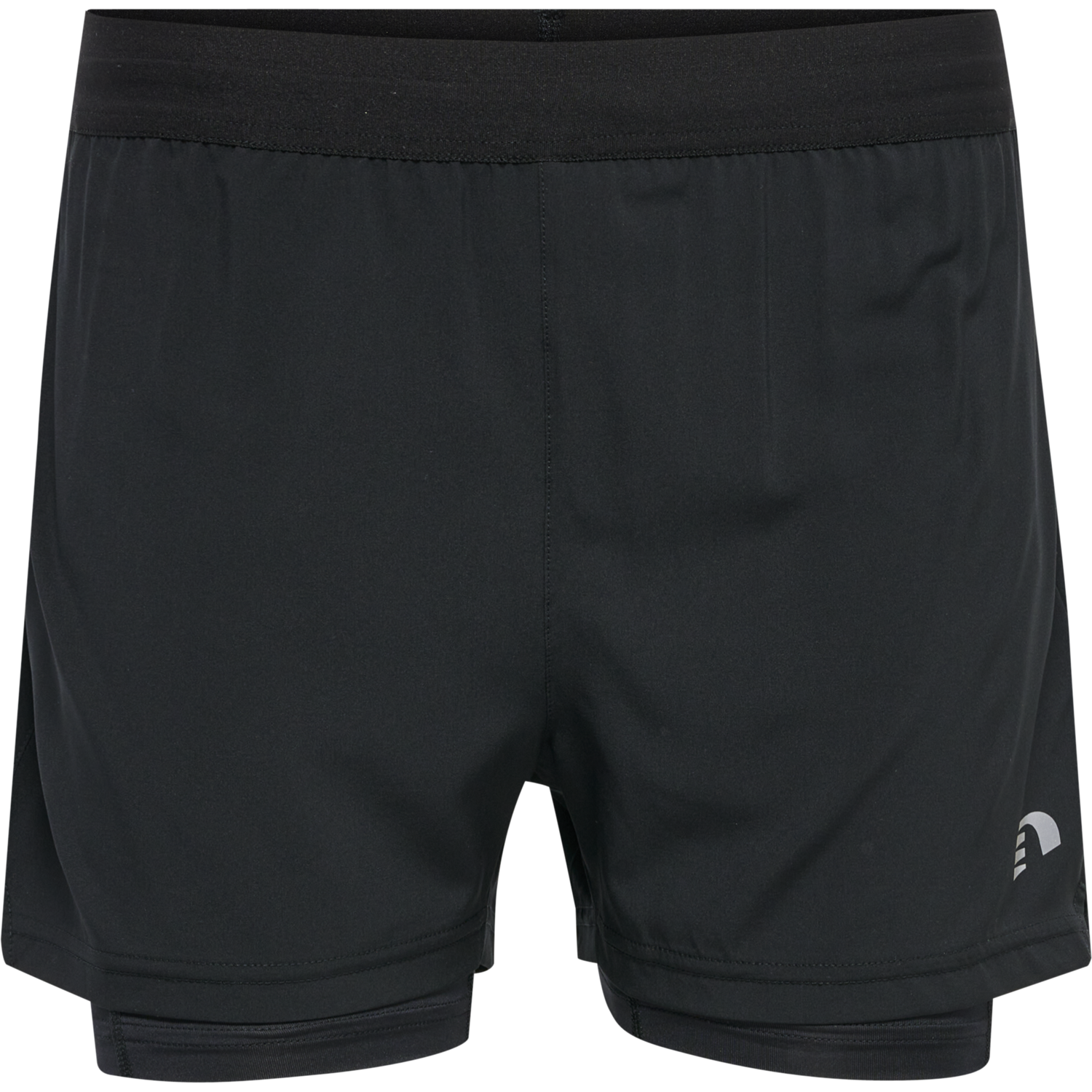 WOMEN'S CORE 2-IN-1 SHORTS, BLACK, packshot