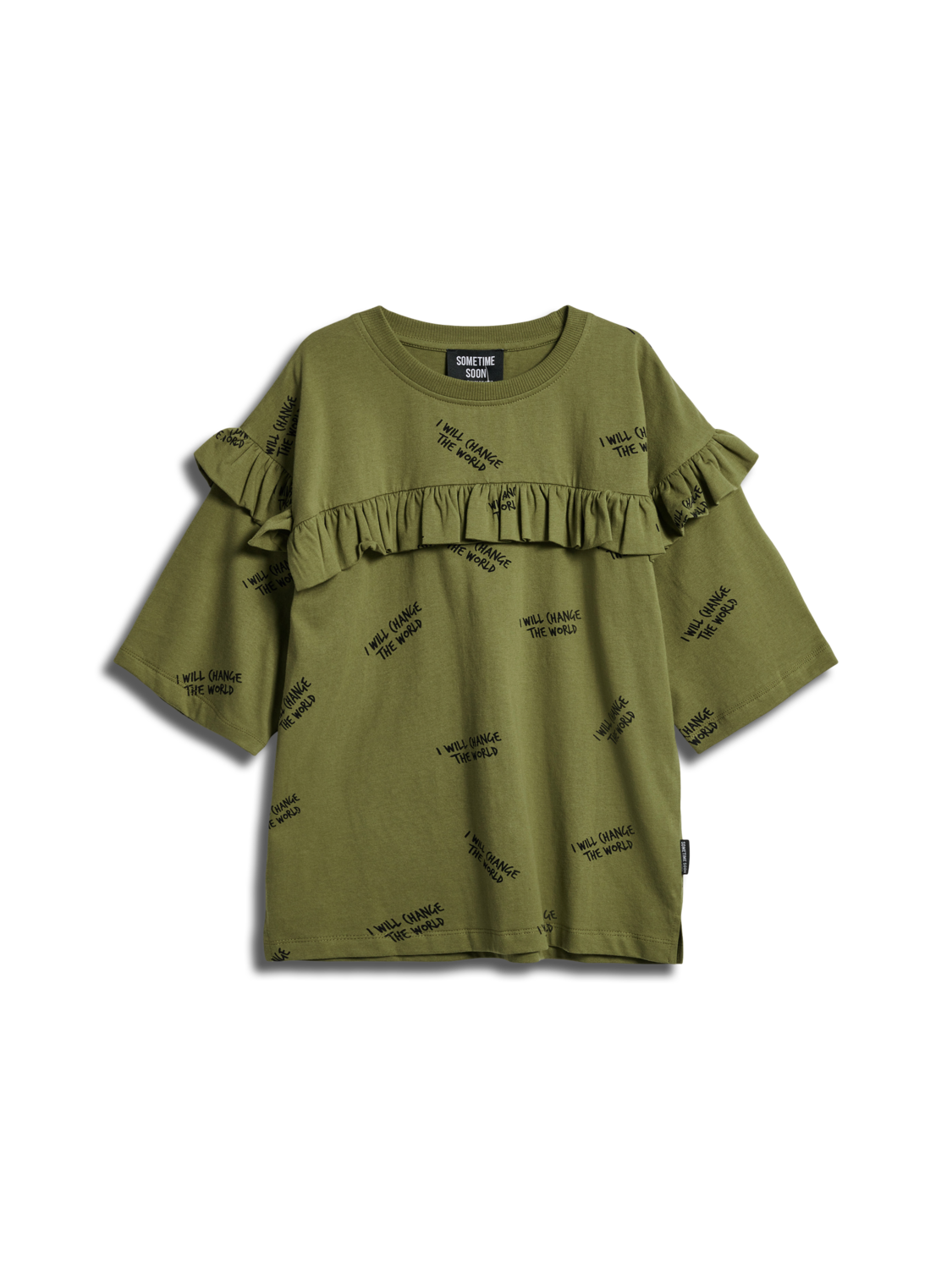 stsMOLLY T-SHIRT S/S, OLIVE BRANCH, packshot